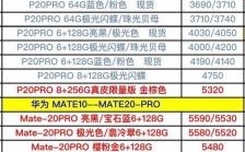 华为特价机（华为特价爆款手机价格）