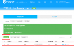 域名解析控制面板（域名解析 设置）