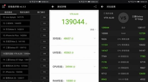 华为P10跑分安兔兔的简单介绍-图3 华为P10跑分安兔兔的简单介绍-图3