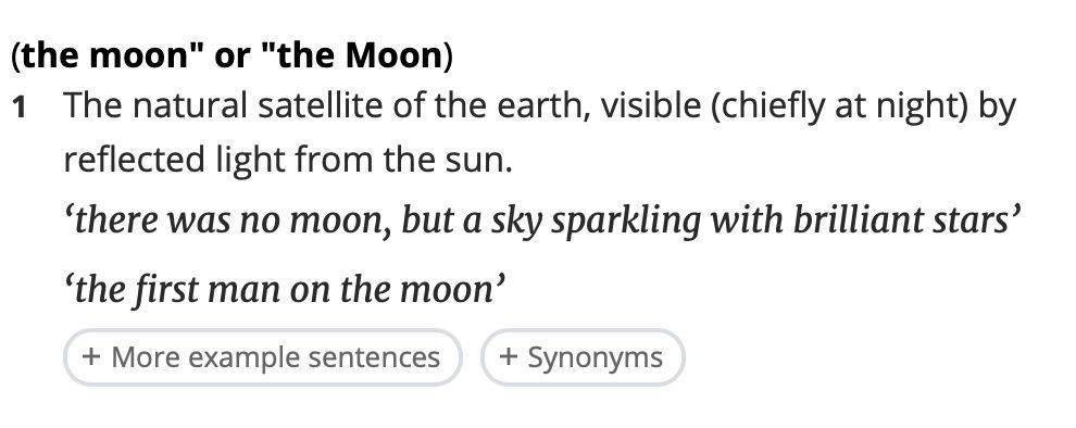 moon前面的定冠词用啥,sun moon是专有名词吗-图2 moon前面的定冠词用啥,sun moon是专有名词吗-图2
