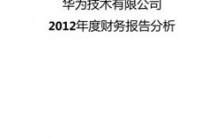 华为财报（华为财报数据分析）