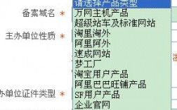 万网域名备案产品类型（网络域名备案实施细则）