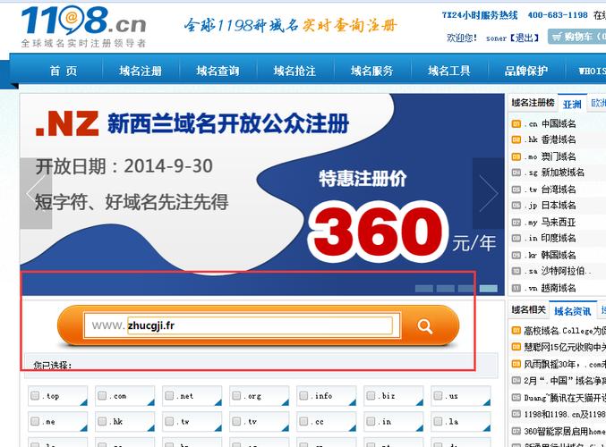 1198域名注册（域名注册网）-图1